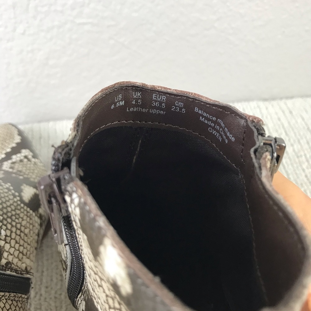 Bleecker & Bond Gwen Snakeskin Bootie - Picture 6 of 10